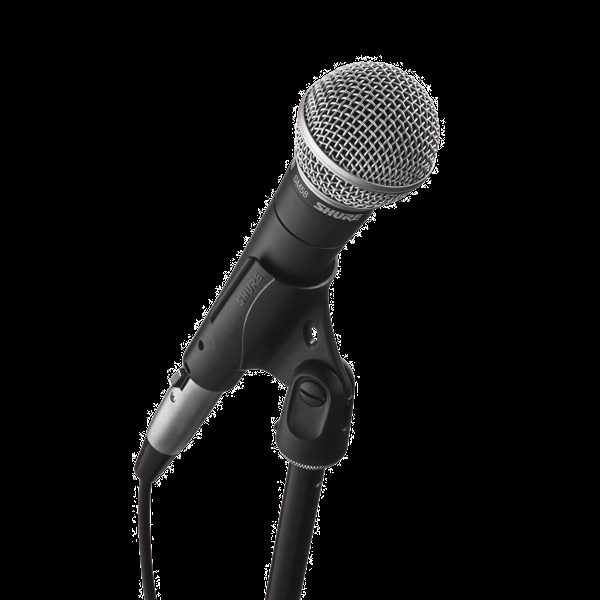 Shure SM58 muntat en peu de micro professional